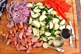 Except for a few college years, i. Sausage And Zucchini Easy Grilled Dinner With A Few Simple Ingredients
