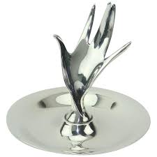 5 out of 5 stars. Tiffany And Co Sterling Silver Modernist Hand Ring Holder Dish 1950 S At 1stdibs