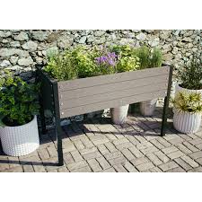 Hochbeet granit hochbeet naturstein hochbeete sager gartengalerie ag garten. Kiehn Holz Stelzen Hochbeet Bpc Granit 91 Cm X 49 Cm X 60 Cm Kaufen Bei Obi