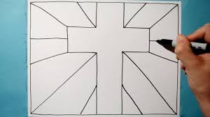 Cool 3d Cross Pattern Line Illusion Drawing Daily Art Therapy Day 0112 Youtube Illusion Drawings Cross Drawing Daily Art