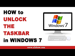 May 23, 2017 · how to lock and unlock the windows 7 taskbarthe windows taskbar is one of the most important parts of the windows 7 and windows 8 user experience and customi. How To Unlock The Taskbar In Windows 7