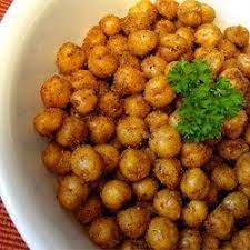 Simple Roasted Chickpea Snack Recipe Chickpea Snacks Recipes Roasted Chickpeas Snack