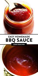 Homemade Bbq Sauce Recipe Gimme Some Oven Recipe Bbq Sauce Homemade Homemade Bbq Sauce Recipe Homemade Bbq