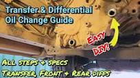 Transfer Case & differential oil change guide | Toyota Hilux KUN26 05-15  (N70) - Oils & Torque Specs