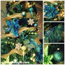 Yes, yes, i have more than one, or two (or three) trees. Michaels Dream Tree Challenge Peacock Christmas Tree
