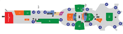 Auf lastminute.de flugtickets suchen und buchen! Lax Official Site Terminal 6 Information Map
