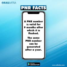 Pnrfacts Did You Know Your Pnr Has A Lifecycle Of 9 Months Before It S Flushed Away From Irctc Database For Train Journey Online Tickets Digital Footprint