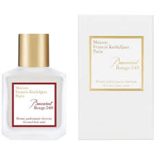 Apply a small amount of hair spray to your fingers and gently comb them through your hair. Buy Maison Francis Kurkdjian Baccarat Rouge 540 Scented Hair Mist 70m