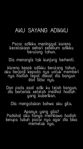 Kalimat minor adalah kalimat yang terdiri atas satu klausa terikat atau sama sekali tidak mengandung struktur klausa. Sayang Cerita Seram Teks Romantis Cerita