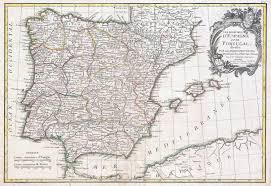 Albion is now applied to england in a more poetic capacity. Large Detailed Old Political And Administrative Map Of Spain And Portugal With Cities 1775 Spain Europe Mapsland Maps Of The World