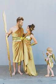 These symbols were usually associated with the great accomplishments those deities made. Diy Greek God Family Costume Tell Love And Party