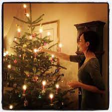Maybe you would like to learn more about one of these? German Christmas Tree With Real Candles Hamburg German Christmas Christmas In Germany Christmas