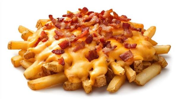 Batata Frita c/ Cheddar e Bacon (Grande)