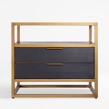 Oxford Black 2 Drawer Nightstand Reviews Crate And Barrel In 2020 2 Drawer Nightstand Nightstand Drawer Nightstand