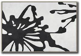 Art abstract black and white flowers. Get Flowers Trees Minimalist Art Black White Canvas Online