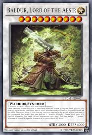 Let's start creating and sharing new cards to let people know what your talents. Baldur Lord Of The Aesir Casual Cards Yugioh Card Maker Forum