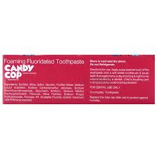 Candy Cop Foaming Fluoridated Toothpaste Bubblegum Buy Tube Of 70 Gm Toothpaste At Best Price In India 1mg