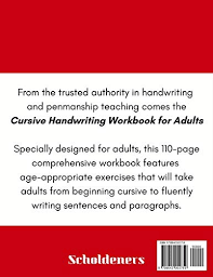 Learning cursive handwriting can be extremely beneficial in today's society. Cursive Handwriting Workbook For Adults Learn Cursive Writing For Adults Adult Cursive Handwriting Workbook Pricepulse