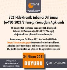 Kyk 2021 burs ve kredi başvuru sonuçları açıklandı. Osym 2021 Elektronik Yabanci Dil Sinavi E Yds 2021 2 Facebook