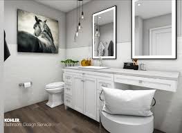 What does a modern bathroom look like? Kohler Bathroom Design Service Personalized Bathroom Designs