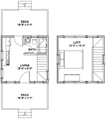 Swiftwater log cabin plan by coventry log homes, inc. 14x14 House 1 Bedroom 1 Bath 343 Sq Ft Pdf Floor Plan Etsy In 2021 Tiny House Floor Plans Floor Plans Cabin Floor Plans