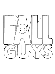 For boys for girls video games. Colouring Page Logo Fall Guys Coloringpage Ca