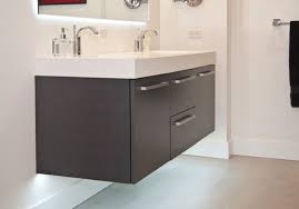 27 floating sink cabinets and bathroom