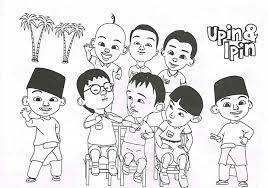 The official upin & ipin facebook fanpage. 8 Ideeen Over 6 Upin Ipin Coloring Pages Kleurboek Kinderkleurplaten Cadeautjes