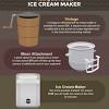 Transfer the mixture into your ice cream maker and freeze according to the manufacturer's instructions. 1