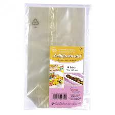 Bustine in cellophane per alimenti, da utilizzare per avvolgere i confetti prima di inserirli in eventuali tulle o sacchettini venduti singolarmente con adesivo per una rapida chiusura. Sacchetti Alimentari Per Biscotti E Dolcetti Decorazioni Dolci
