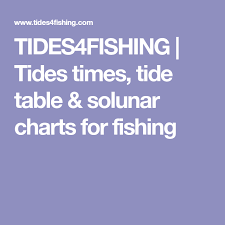 Tides4fishing Tides Times Tide Table Solunar Charts For
