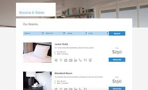 Create A Hotel Style Booking Page On Your Website Use The Wix Hotel Templates To Make Your Own Wix Tutorial Wix Website Wix Website Tutorials