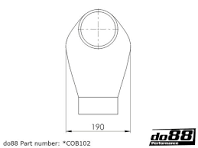 DO88 Cobra Head Intake Hose 102mm/4 Inch