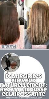 Eclaircir Les Cheveux Naturellement Recette Mousse Eclaircissante Hair Styles Long Hair Styles Hair
