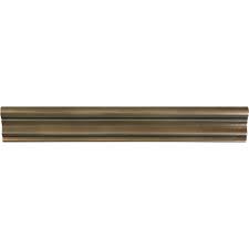 Chair rail molding selection includes classic chair rail profiles and traditional chair rails. Enigma 2 Inch X 12 Inch Metal Chair Rail In Bronze The Home Depot Canada