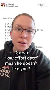 Is a low effort date really so bad? #single #dating #firstdate #loweffort  #date