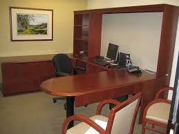 Used Steelcase Cherry Wood U Shaped Executive Desk Office Suite Get A Quote Today For Your Next Office Furniture Desk Executive Office Desk Office Suite