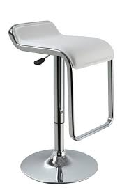 Interior Modern White Leather Bar Stools Without Backs From The Various Designs Of White L Stainless Steel Bar Stools Contemporary Bar Stools White Bar Stools