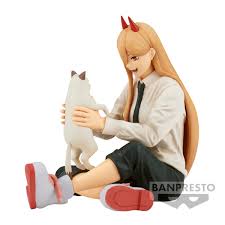 Chainsaw Man - Power & Meowy Break Time Collection Figure | Crunchyroll  store