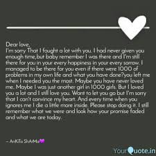 I am sorry love quotes for him. Dear Love I M Sorry That Quotes Writings By Ankita Sharma Yourquote