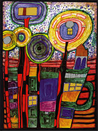 Friedensreich Hundertwasser Paintings 1991 Silent Flowers Paintings Art Gallery Hundertwasser Art Friedensreich Hundertwasser Hundertwasser