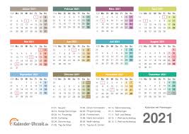 Kalender kostenlos zum ausdrucken & als download. Kalender 2021 Zum Ausdrucken Kostenlos