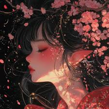 Forever a cherry blossom princess 🌸 . . . . . #ai #aiart #aiartcommunity  #aiartdailytheme #anime #animeai #animeaiart #sakura #sakuraart #conceptart  #midjourney #generativeart