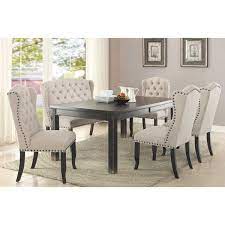 Explore our dining room collection today! Ivie 6 Piece Dining Set By Condor Manufacturing Is Now Available At American Furniture Warehouse Black Dining Room Upholstered Dining Bench Dining Room Design