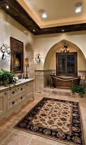 Old World Mediterranean Italian Spanish Tuscan Design Decor Master Bath Tuscan Bathroom Decor Tuscan Bathroom Mediterranean Bathroom