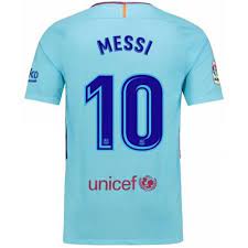 Maillot de foot lionel messi (barcelone) 2. Maillot Barcelone Messi 2017 2018 Exterieur Messi Argentina Football Lionel Messi
