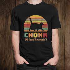 Funny Chonk Scale Cat Meme Memes Shirt - TeeUni