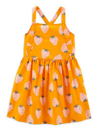 Carter's Child of Mine Baby and Toddler Girl Ruffle Dress, 12 Months-5T -  Walmart.com