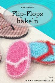 Hakelanleitung Flip Flop Spulschwamm Caros Fummeley Spulschwamme Hakeln Hakeln Anleitung Spulschwamm