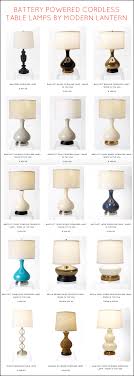 They are lightweight and compact enough to leave in a briefcase or purse, and most of them offer several different light settings, making them ideal for use while traveling. Make Your Table Lamp Cords Disappear Like Magic Cordless Table Lamps Table Lamps Living Room Battery Operated Table Lamps
